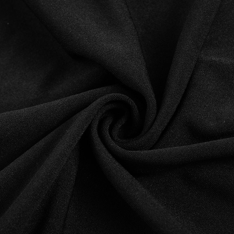 Monroe Slit Dress Black