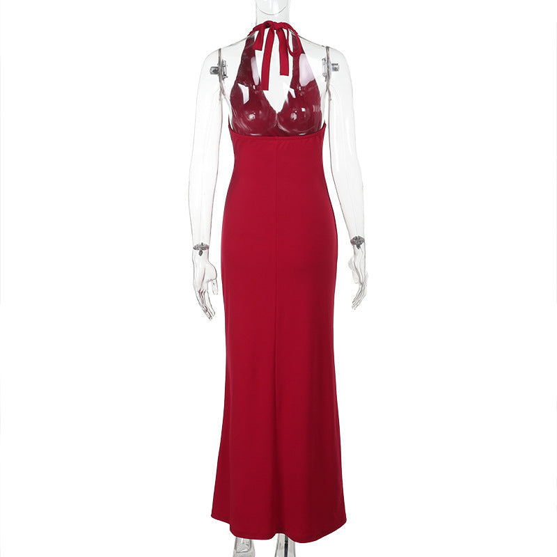 Ritter Slit Dress Red