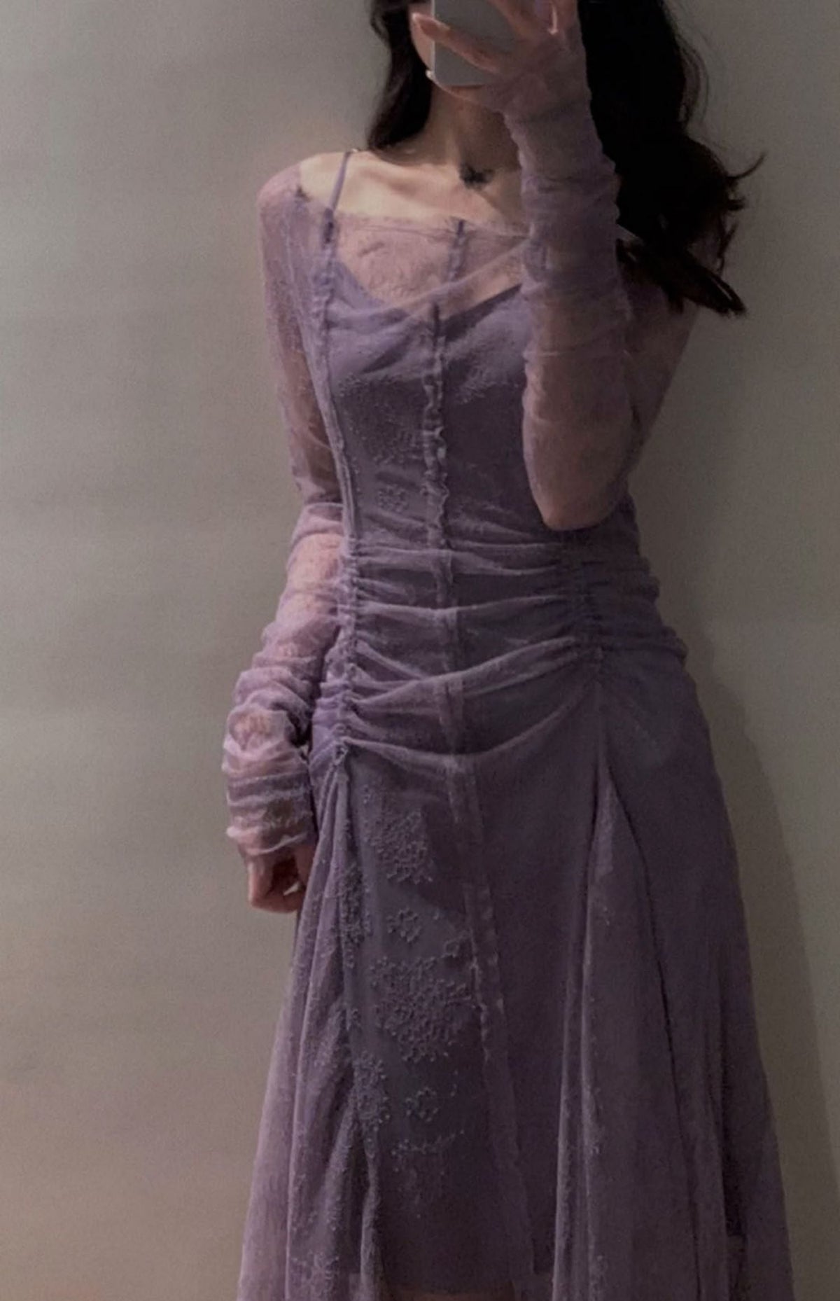 Sexy Sheath Off The Shoulder Grape Lace Beach Dress Women's Vacation Dresses Birthday Dress - View 2 | VelvetHem