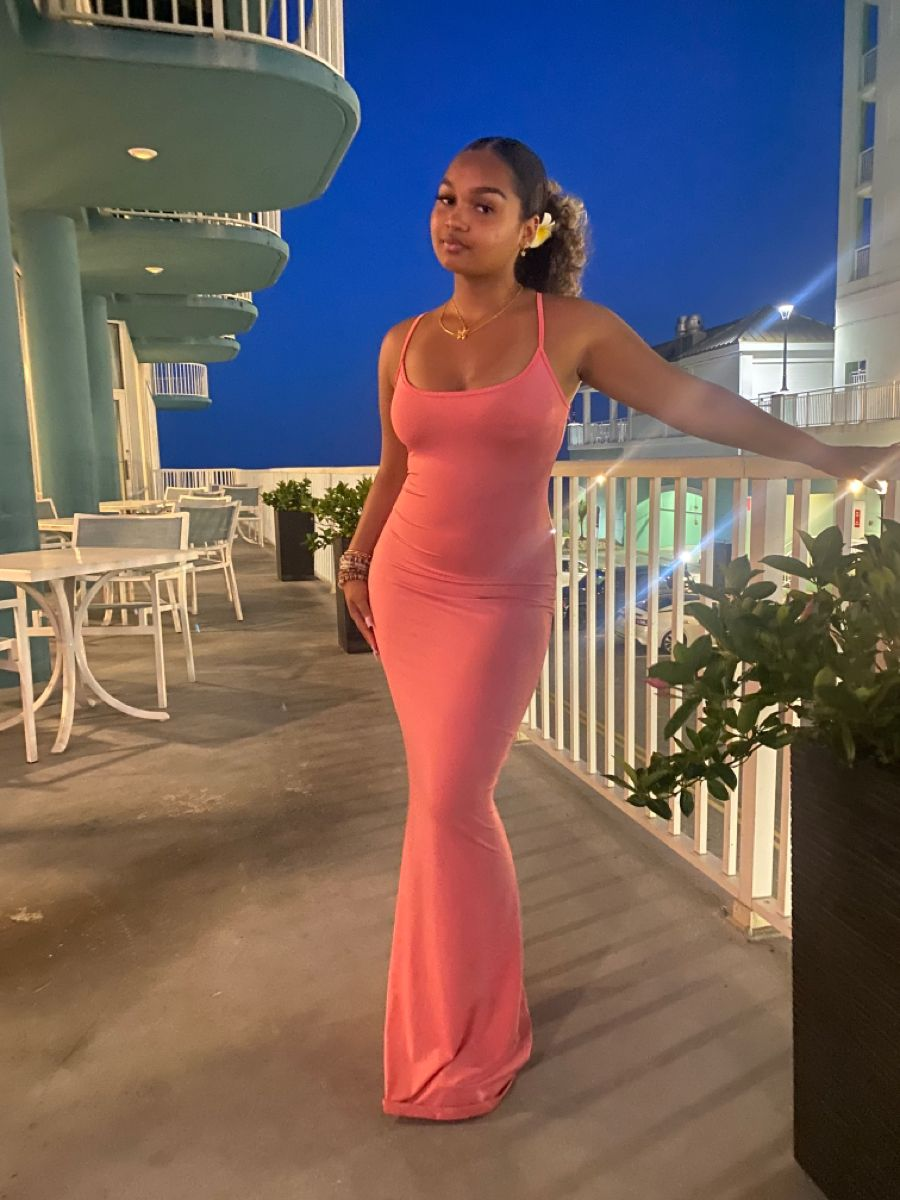 Sexy Pink Tight Evening Dress For Black Girls - VelvetHem