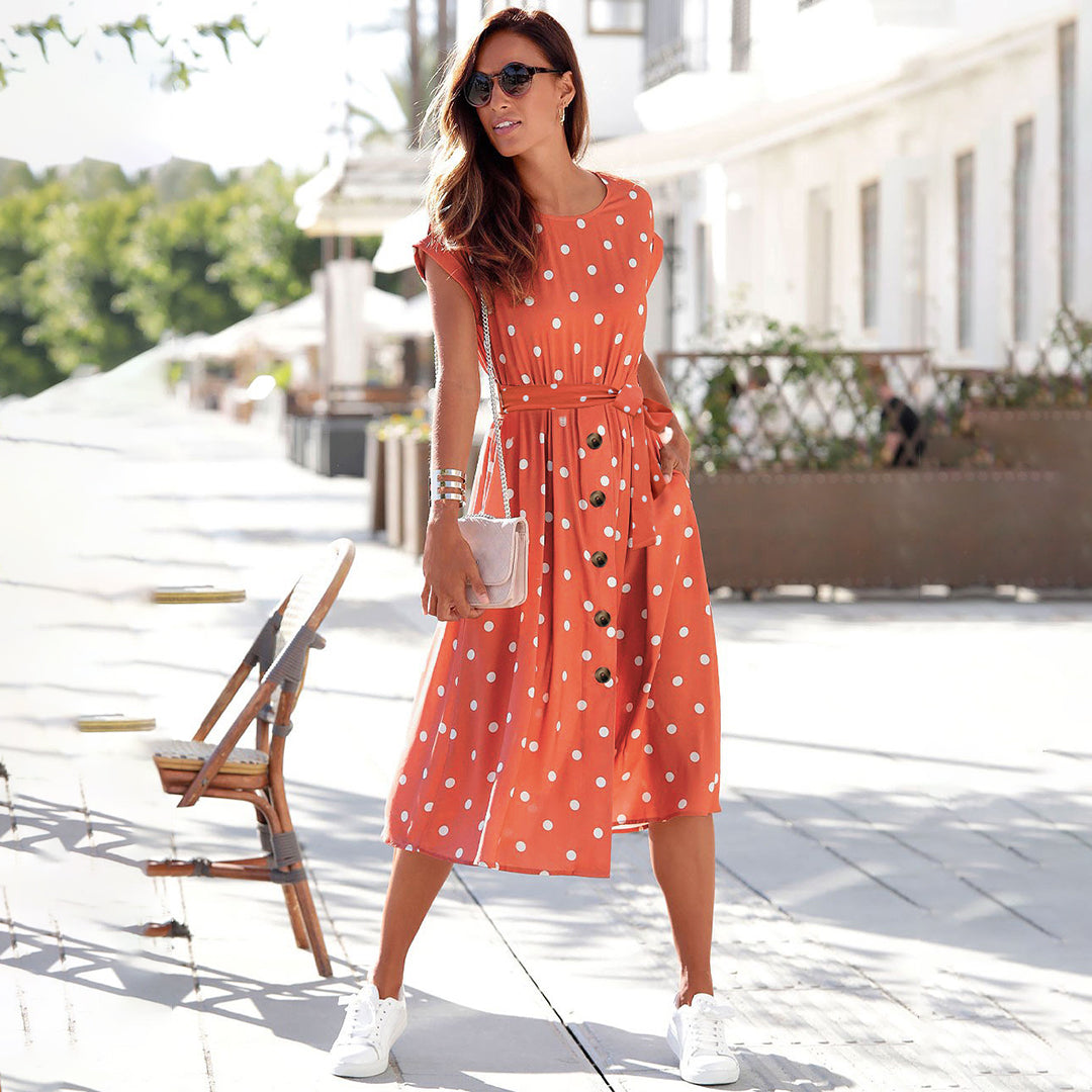 Iara Casual Midi Dress for Women Trendy Fashion Pick