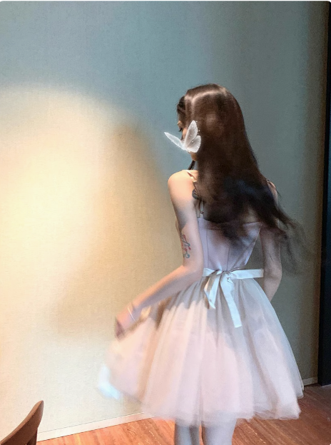 Princess Strap Pink Tulle A-line 17th Birthday Homecoming Dress - View 3 | VelvetHem