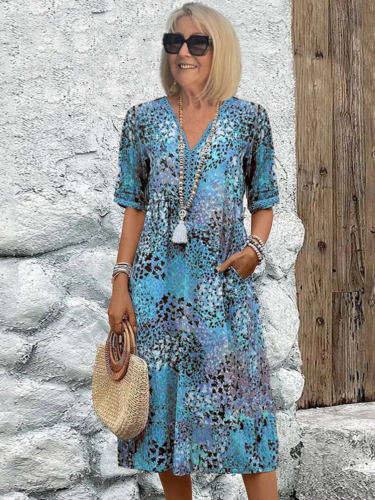 Felicia Elegant Womens Maxi Dress with Relaxed Fit and Streetwear Style