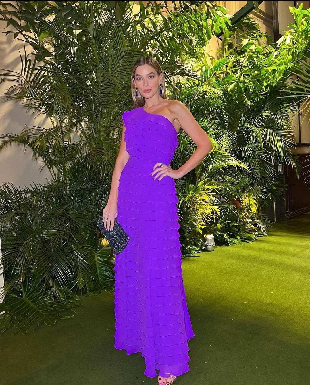 Chic Purple Tiered Evening Dress,Fashion Purple Prom Dress - VelvetHem
