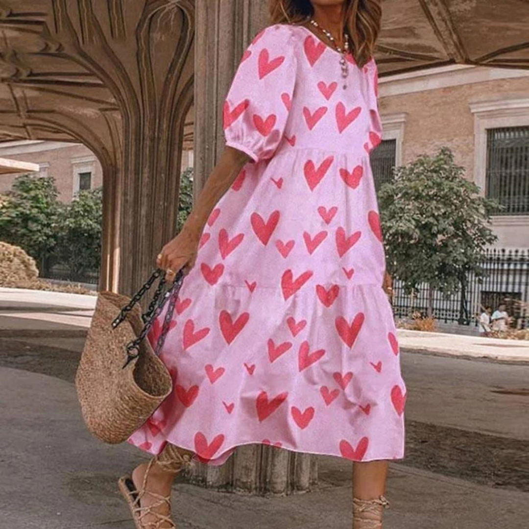 Osma Comfortable Midi Dress for Women Trendy Daily Look