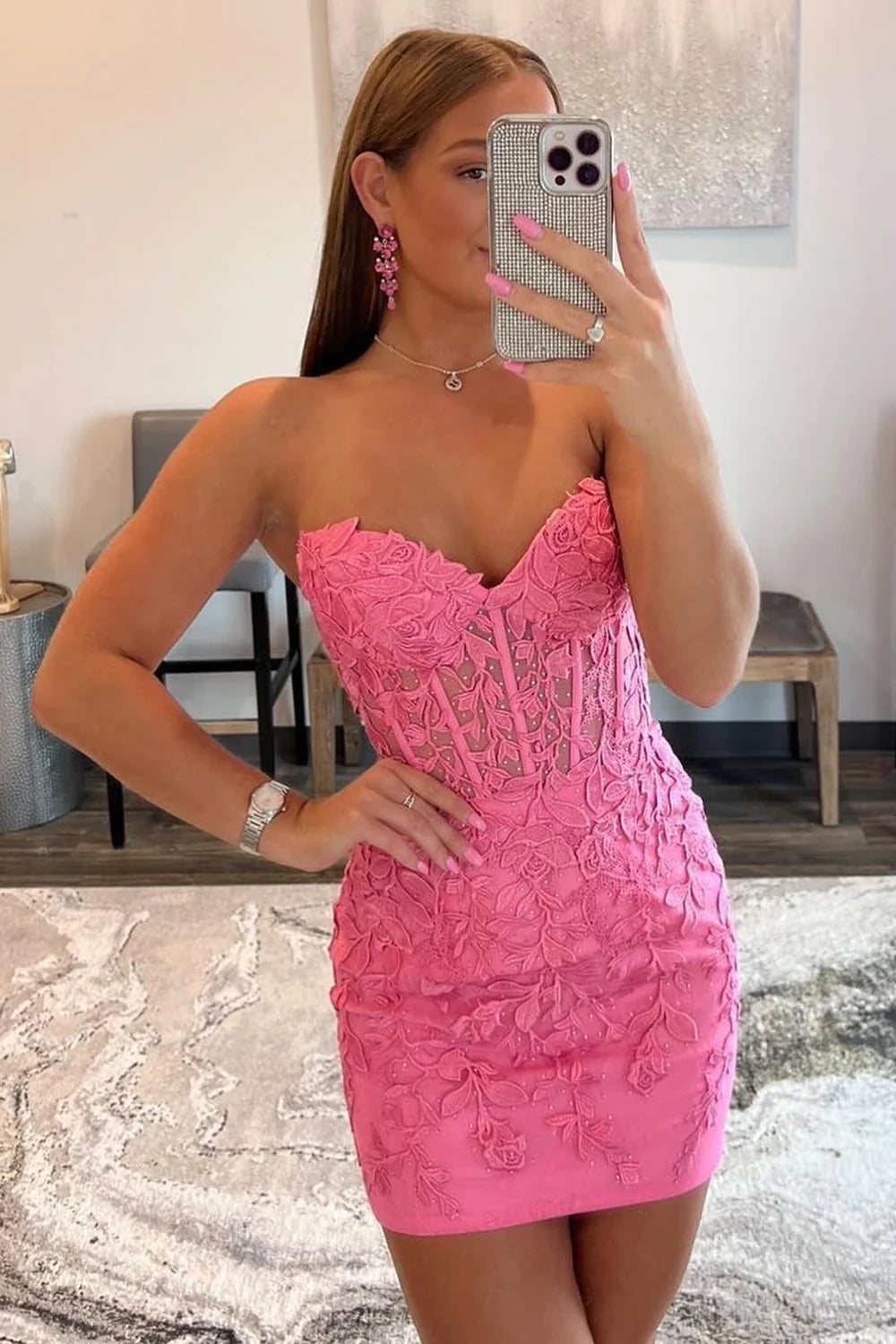 Mint Homecoming Dresses Lace Sweetheart Tight Short Cocktail Dresses