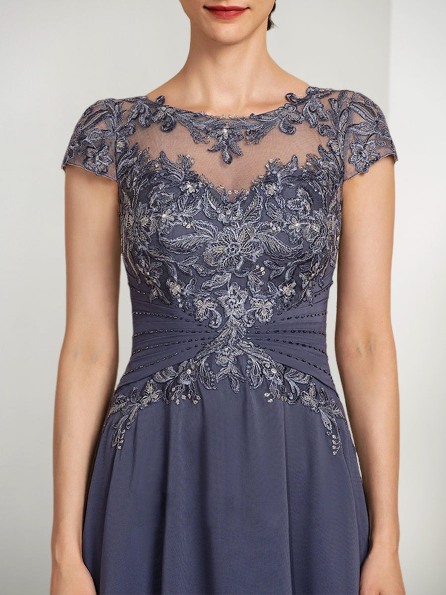 Princess A Line Mother of the Bride Dress Featuring Applique