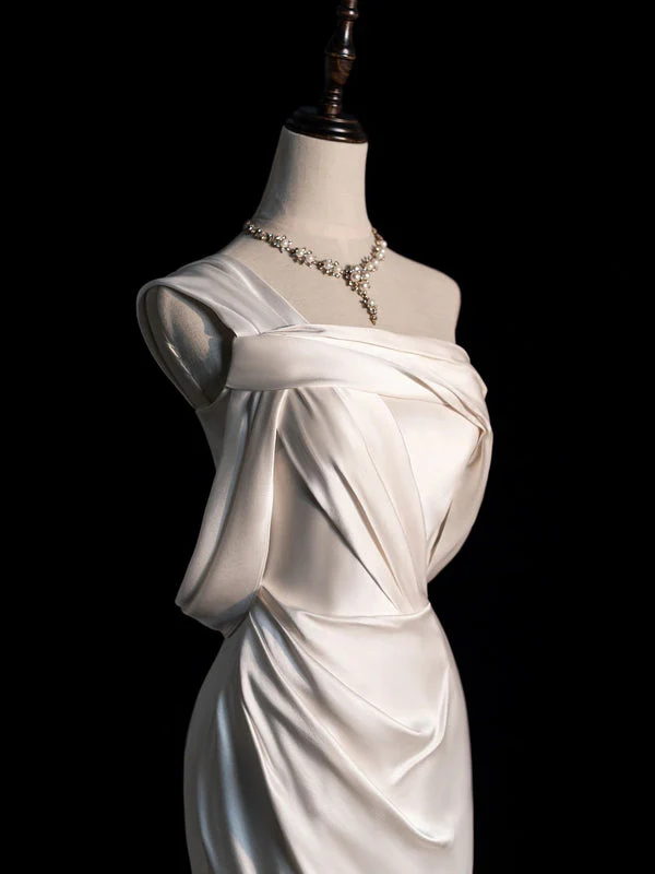 Simple Prom Dresses, Mermaid Wedding Dress - View 3 | VelvetHem