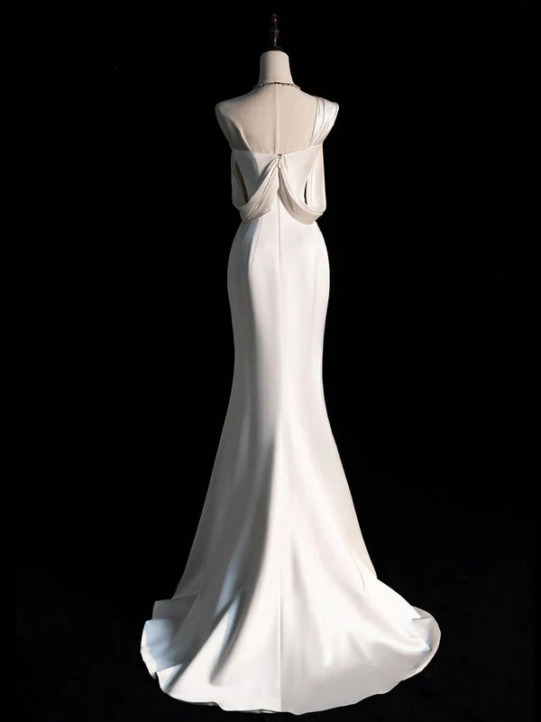 Simple Prom Dresses, Mermaid Wedding Dress - View 2 | VelvetHem
