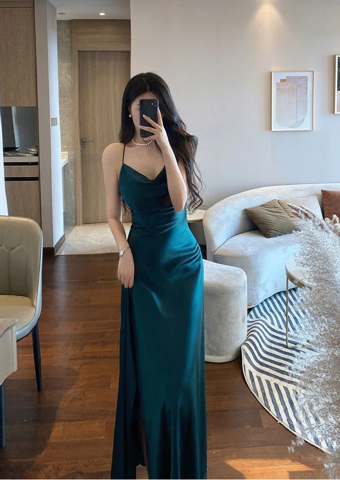 Prom Dress Long Party Dress Outfit, Evening Dress Simple Formal Dress fg6076 - View 2 | VelvetHem