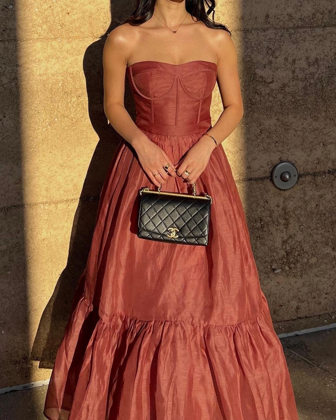 Sweetheart Long tulle evening dress fg6089 - View 2 | VelvetHem