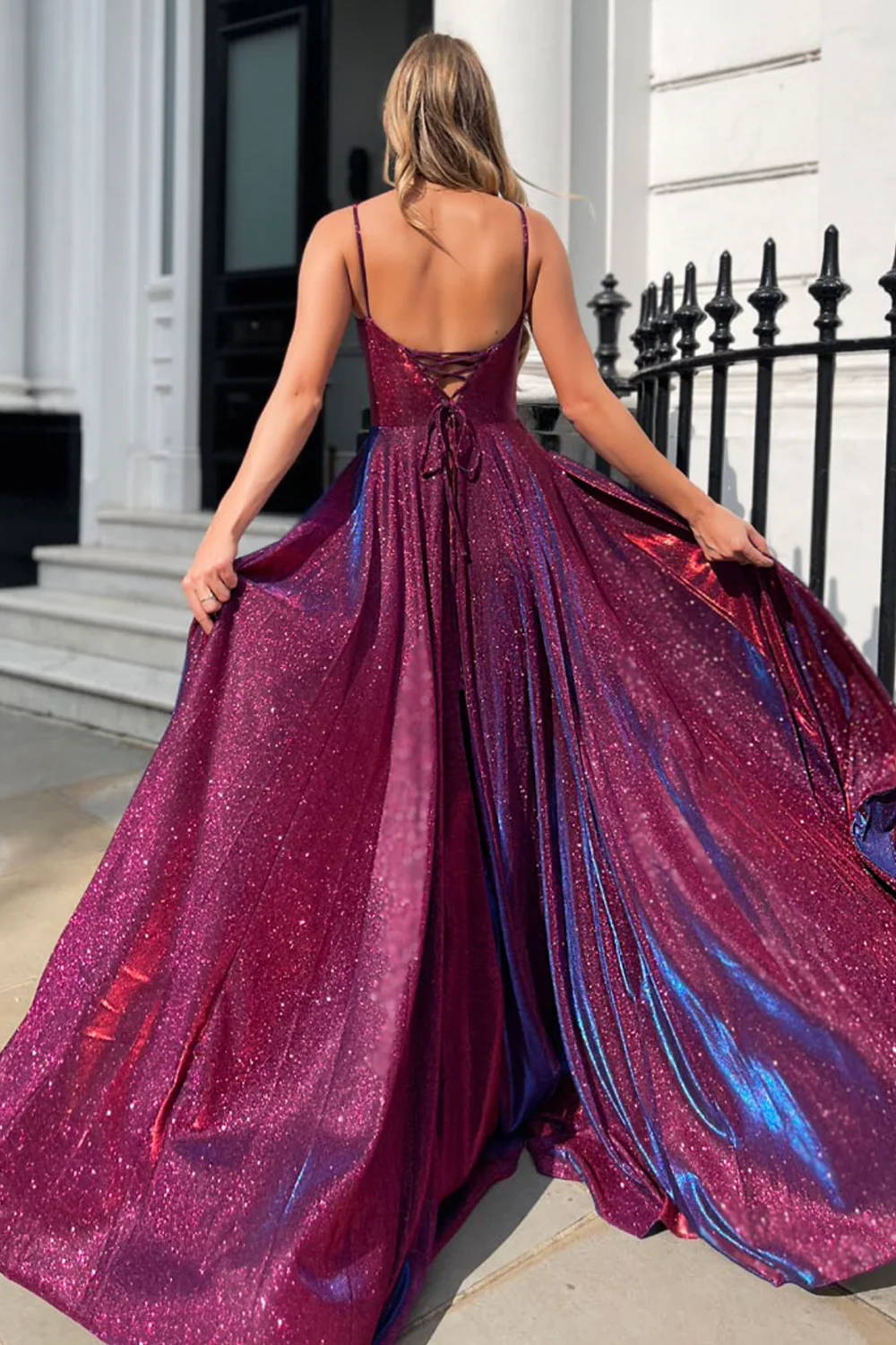 New 2023 Sexy Ladies Prom Evening Dress Side Slit Formal Party prom dress