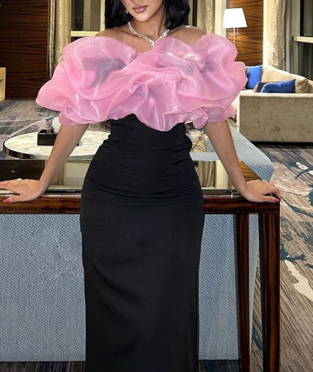 Classy Off Shoulder Sheath Long Prom Dress Black Party Evening Gown - VelvetHem