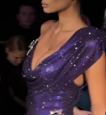 Elegant Purple Sequin Pleated A Line Short Party Dress Cocktail Dress - View 2 | VelvetHem