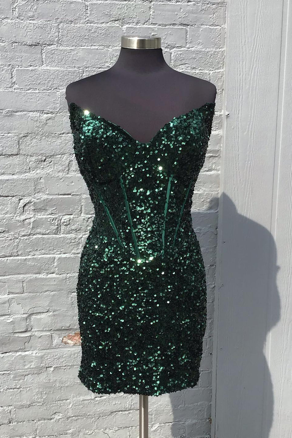 Black Homecoming Dresses Sweetheart Sequin Tight Short Cocktail Dresses