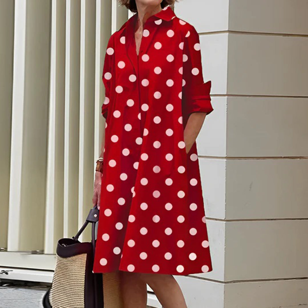 Alba Elevated Fashionable Shirt Dress Evening Wear Edit