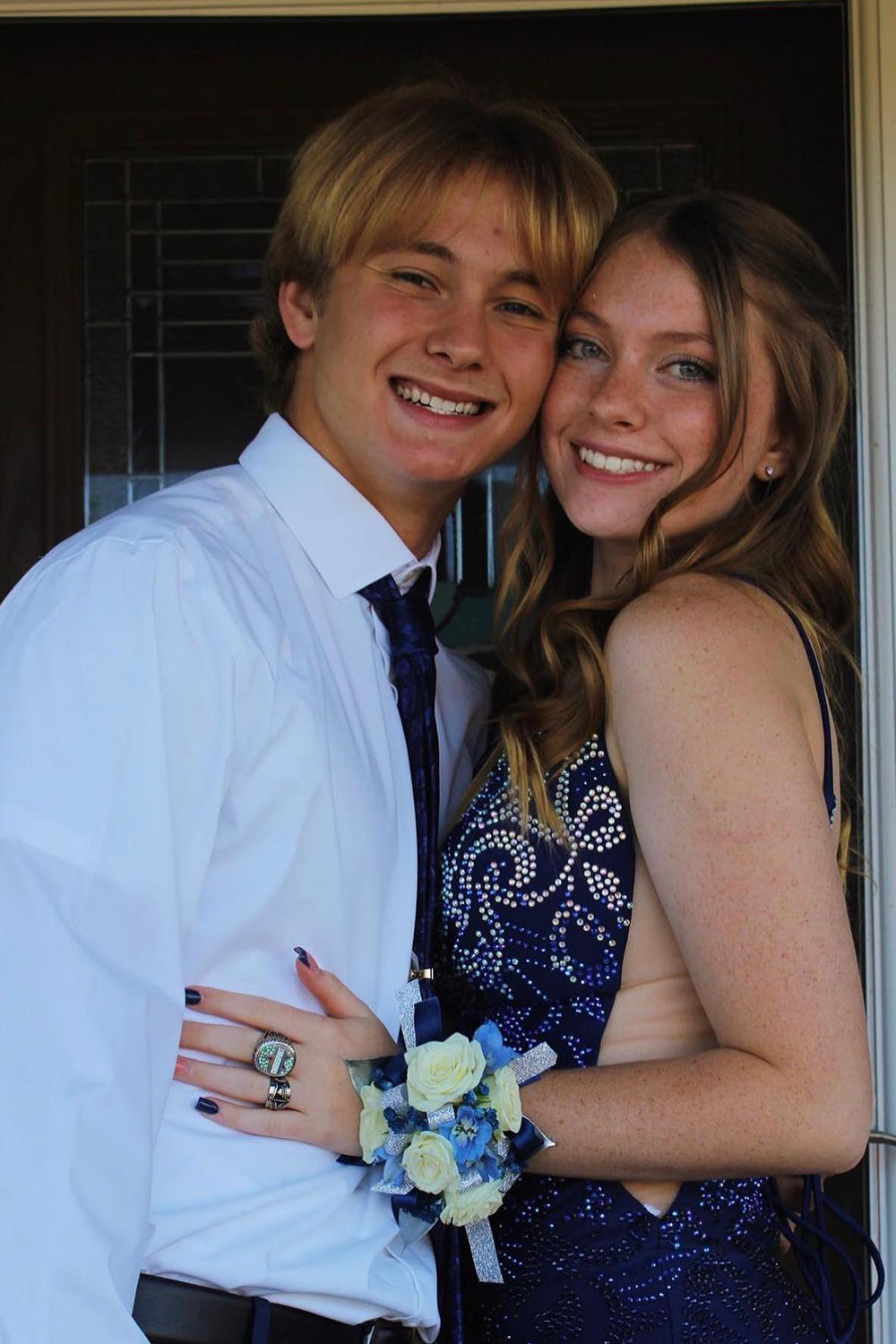 Royal Blue Homecoming Dresses Lace-Up Back Sequin Tight Short Cocktail Dresses