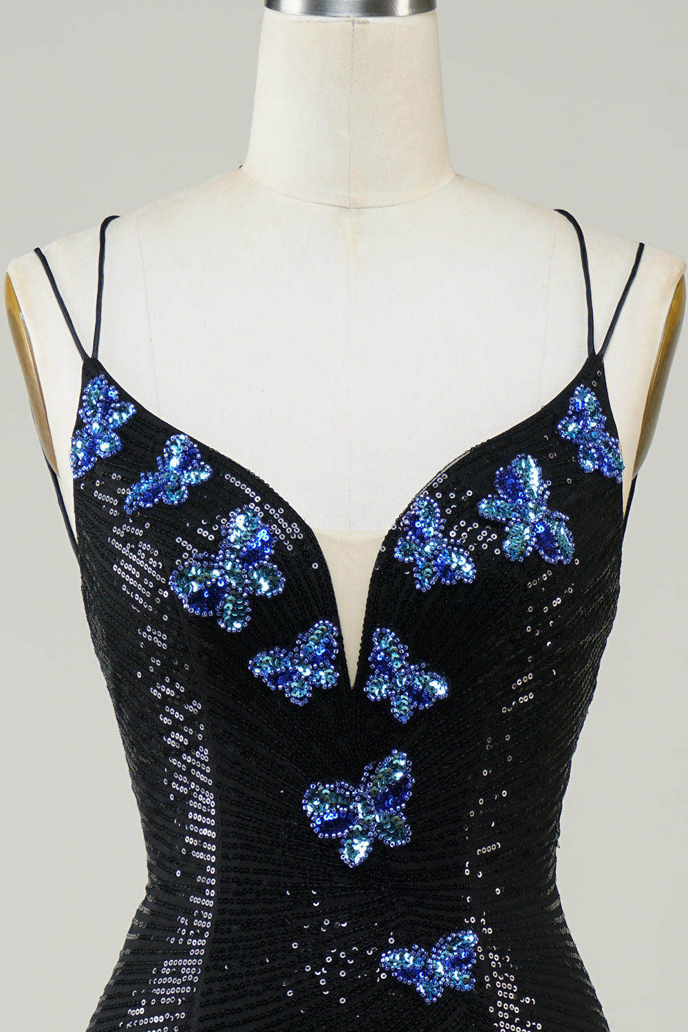 Royal Blue Homecoming Dresses Sequin Beaded Tight Short Cocktail Dresses