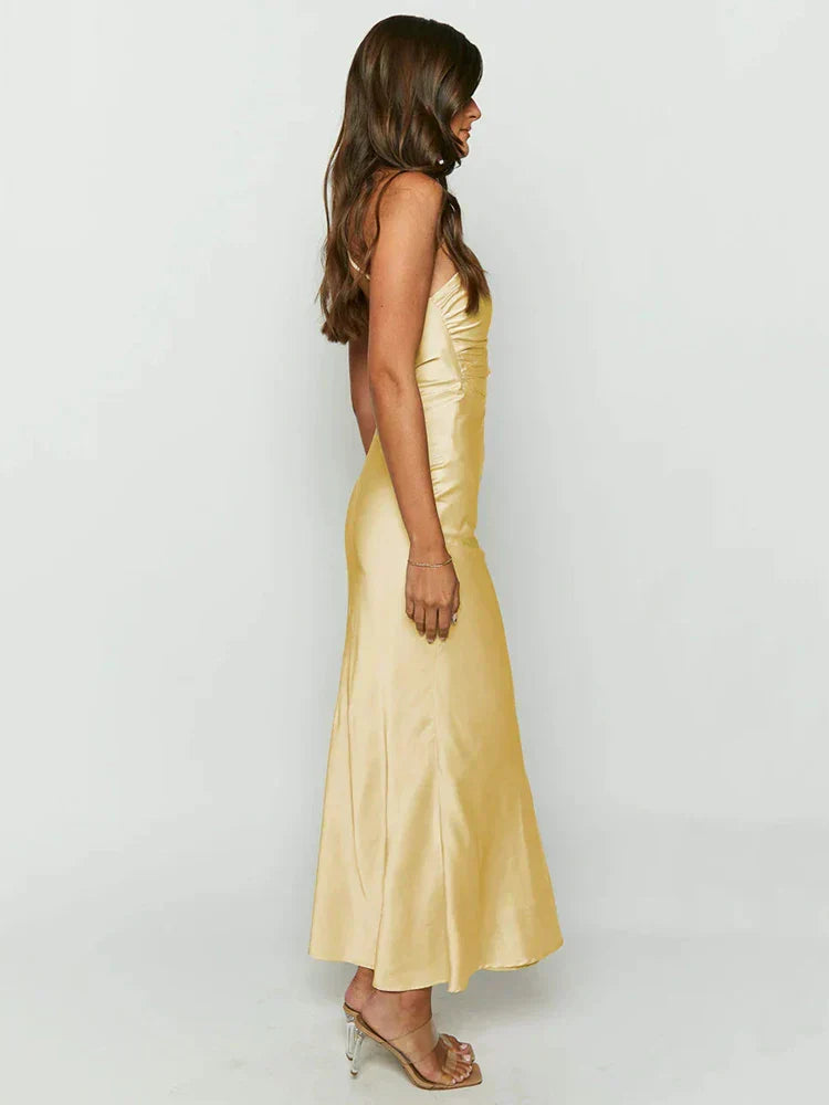 Lis Backless Maxi Dress