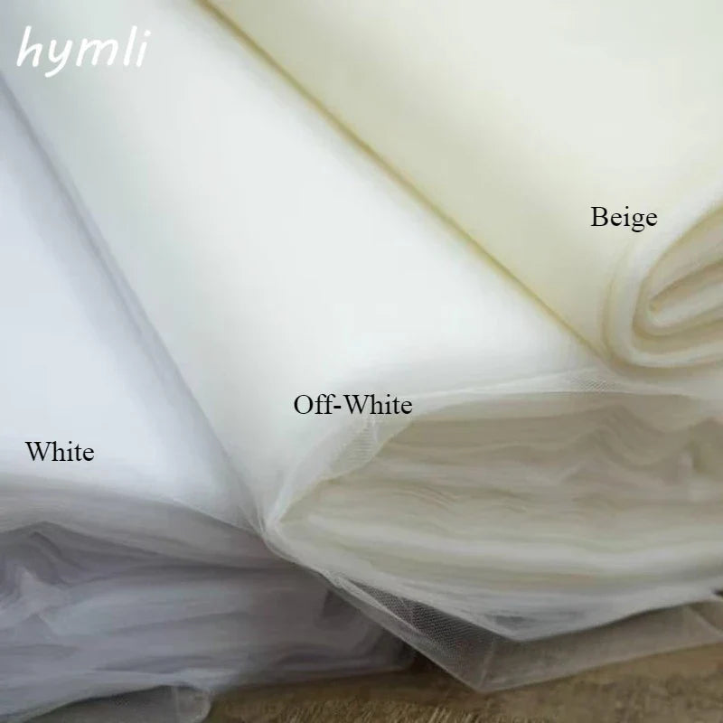 Champagne Wedding Veil, Ivory Simple Wedding Veil, One Layer White Wedding Veil, Simple Tulle Wedding Veil