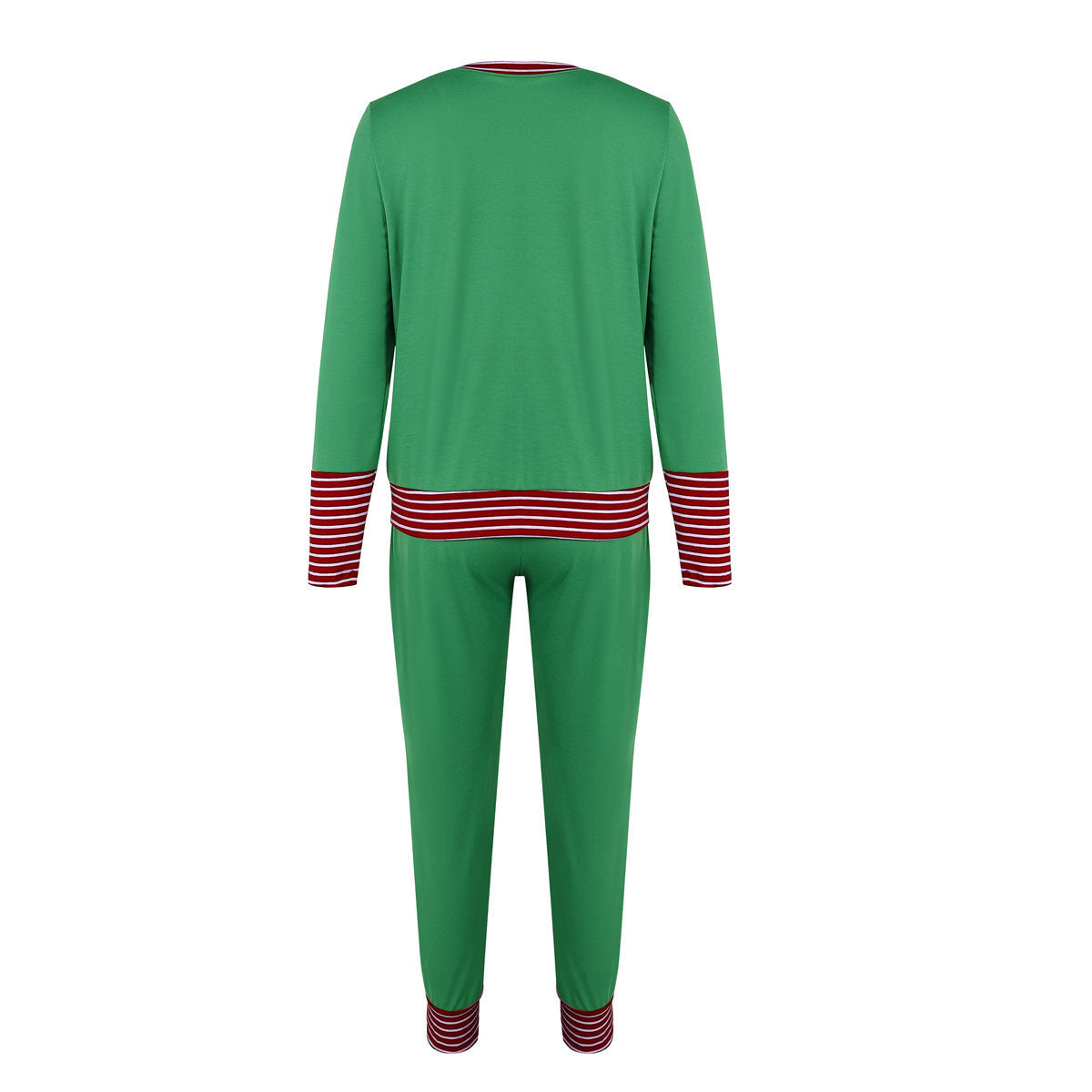 Merry Christmas Pajamas Set Casual Matching Set Full Sleeve Tops+Pants 2 Pieces