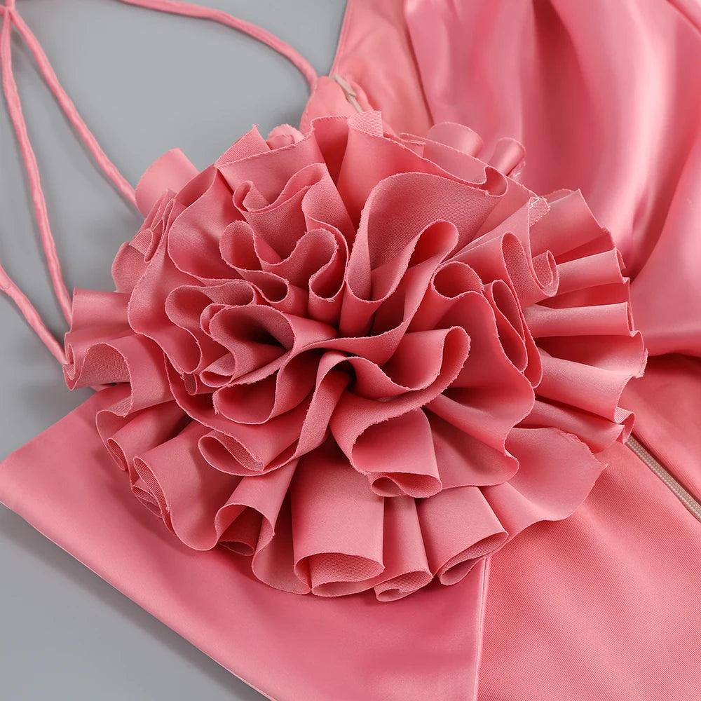 Dine And Dash One Shoulder Satin Mini Dress