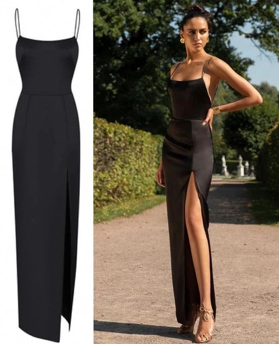 Evening Gowns Formal Dresses With Sleeves Prom Dress S8072 - VelvetHem