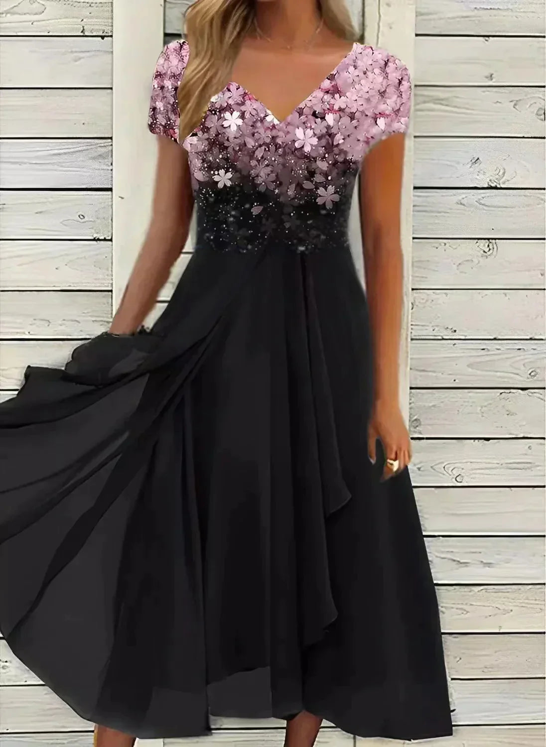 Orsola Aesthetic Women's Chiffon Party Dress Chic Silhouette Collection