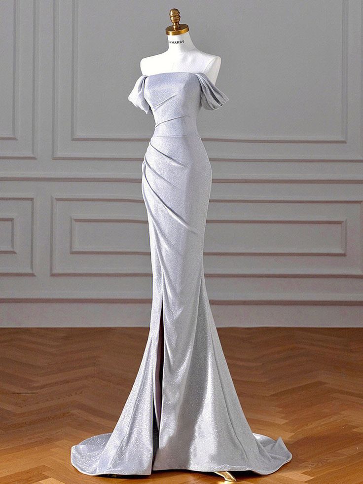 Sexy One-shoulder Evening Dress Slim Annual Show Host Dress Dinner Will Dress Prom Dresses