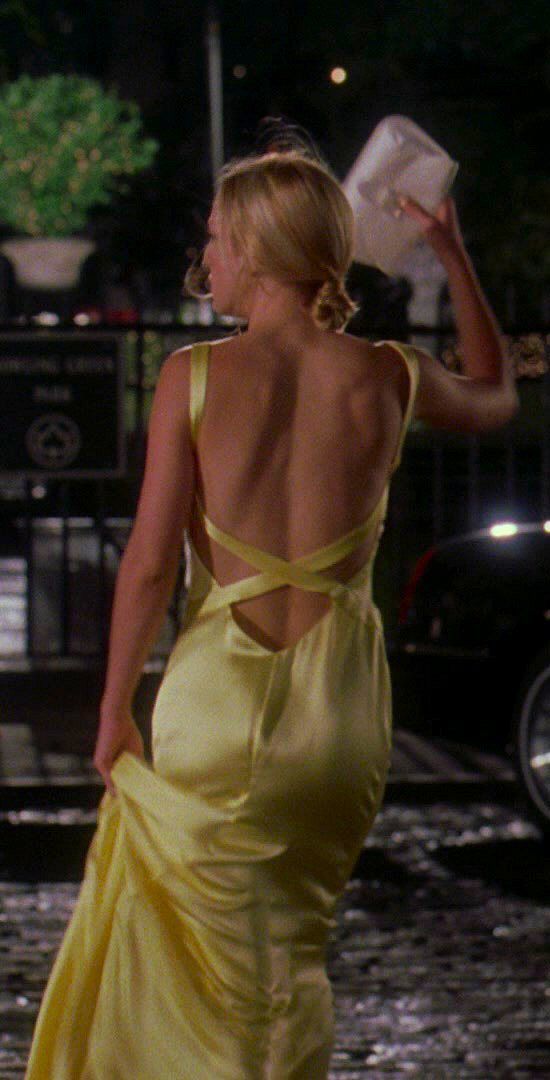 Gorgeous Mermaid Spaghetti Straps Floor Length Yellow Evening Dress Backless Prom Dresses - View 6 | VelvetHem