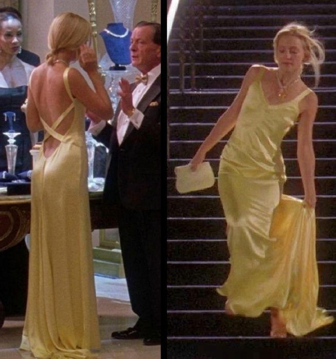 Gorgeous Mermaid Spaghetti Straps Floor Length Yellow Evening Dress Backless Prom Dresses - View 7 | VelvetHem