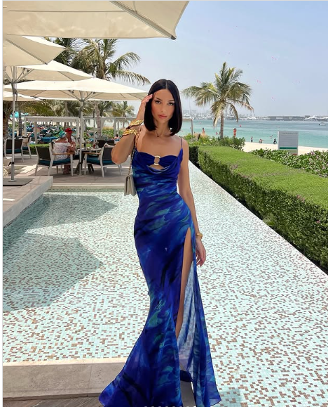 Pretty Mermaid Spaghetti Straps Royal Blue Long Prom Dress Evening Dress Formal Dress - View 2 | VelvetHem