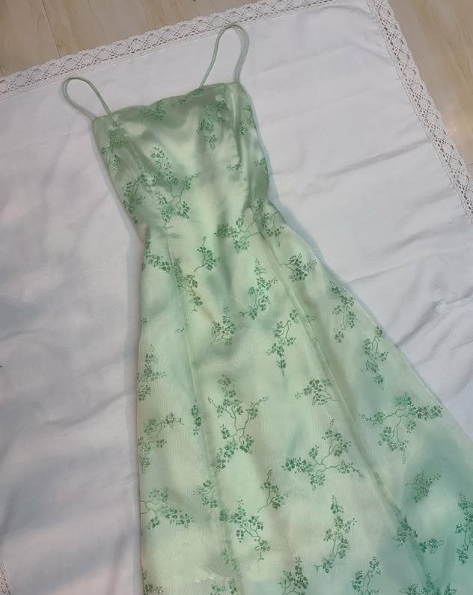 Pretty Light Green Tulle Sequins Party Dress A Line Evening Gown - VelvetHem