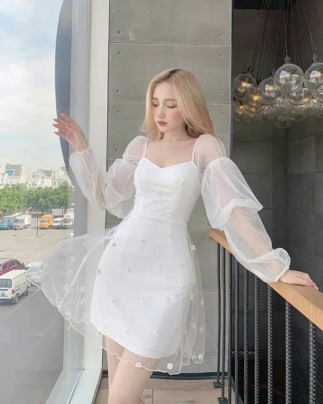 Lovely White Sheath Homecoming Dress White Party Dress (ZD12806) - VelvetHem
