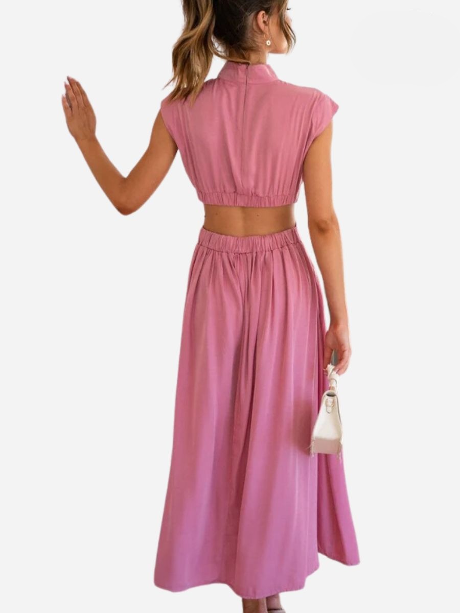 Luján Minimalist Summer Sleeveless Long Maxi Dress Boutique Collection