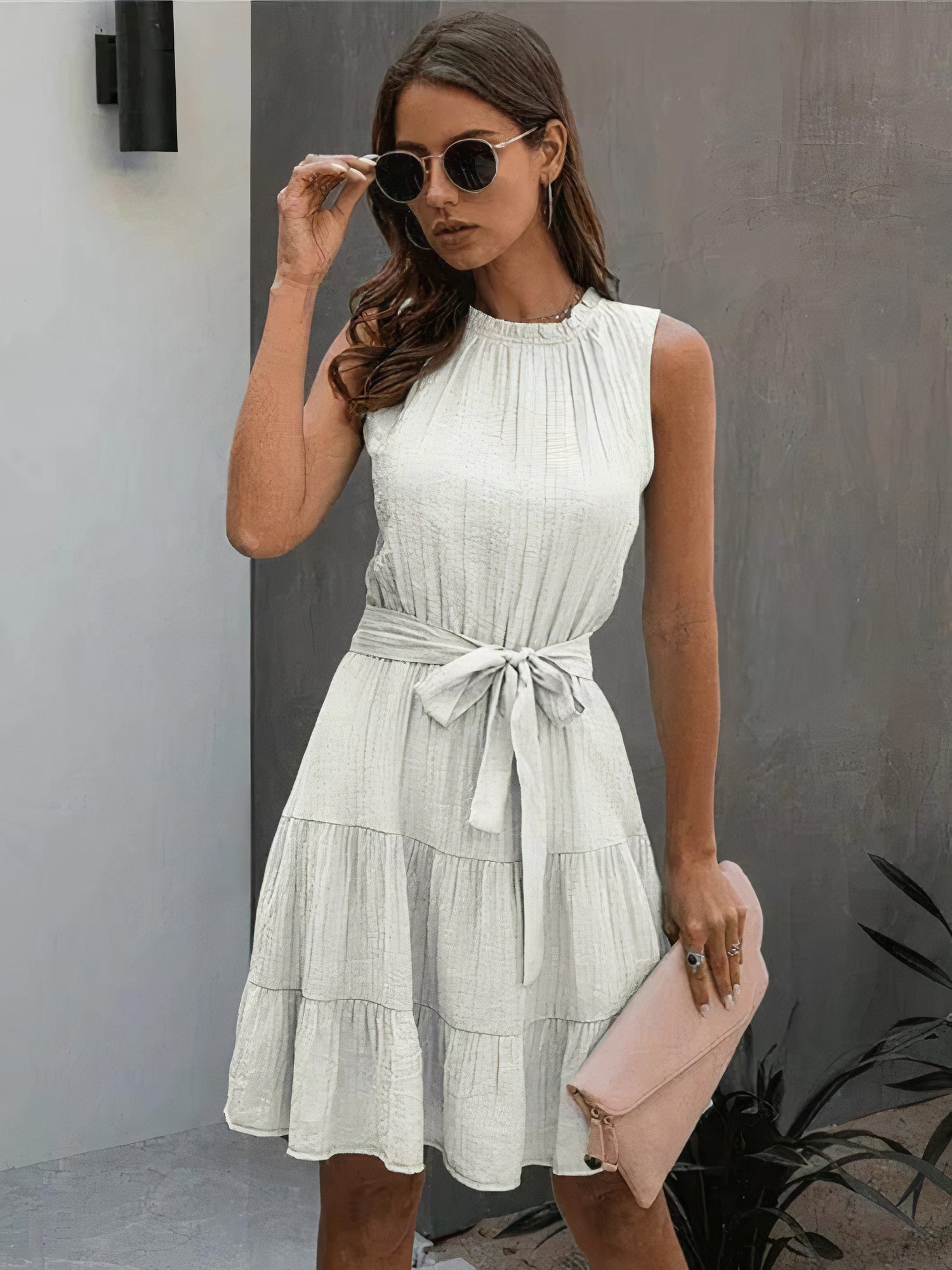 Cecilia Boutique Chic White Mini Dress Collection