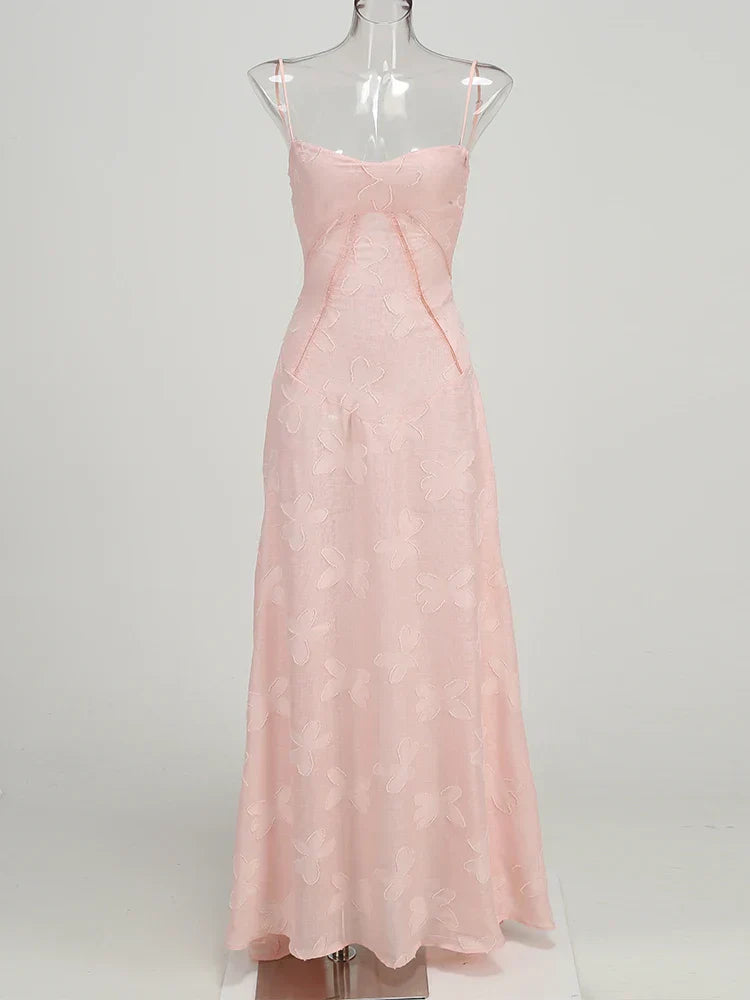 Long Sleeve Formal Deep V - Neck Evening Prom Gown