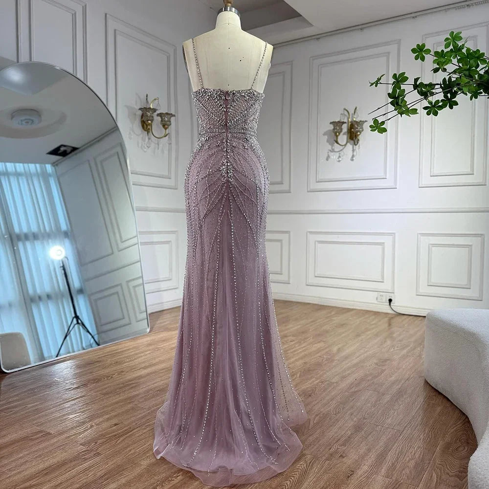 Zapdress 2025 Pink Strapless Mermaid Beaded Evening Dress with Cape Wedding Party Gowns for Women DLA73195 Customized (ZD17274)