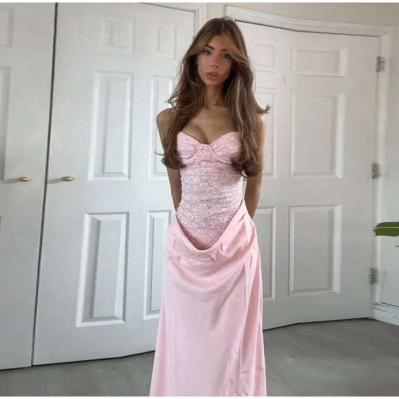 Pink Prom Dress Formal Dress Long Evening Party Dresses