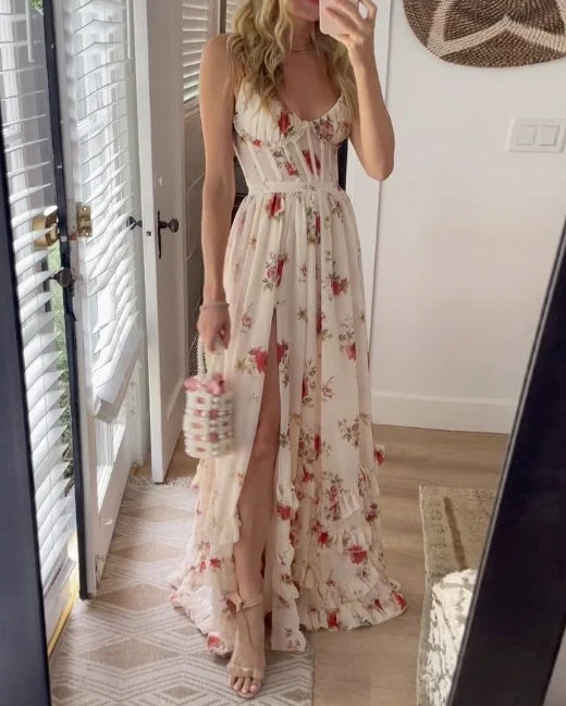Georgina Premium Gorgeous Floral Dress Everyday Luxe Edit
