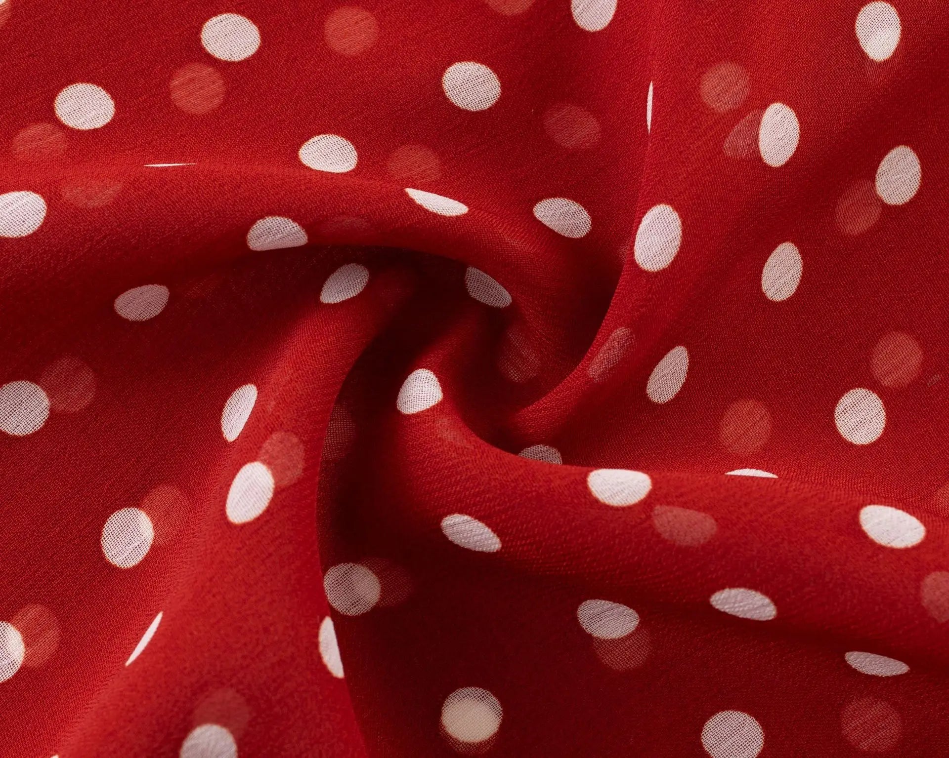 Elegant Red Chiffon Polka Dot Beach Dress for Women Summer Sexy Spaghetti Strap Holidays Dress Fashion Backless Party Outfits