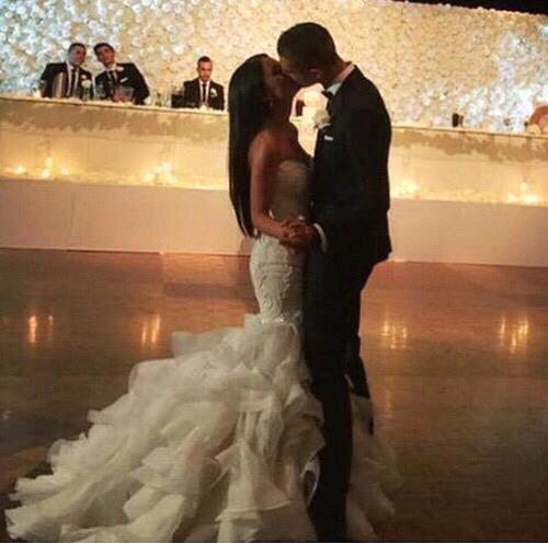Sexy Mermaid Tiered  Wedding Dress Off the Shoulder Beading Long Bridal Gown