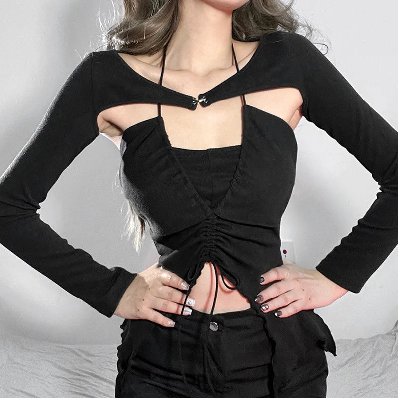 Vintage Long Sleeve Slim TShirt