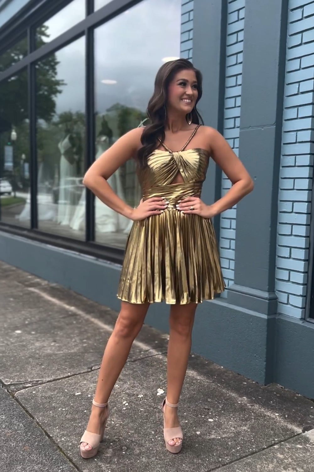 Silver Homecoming Dresses A Line Halter Short Cocktail Dresses