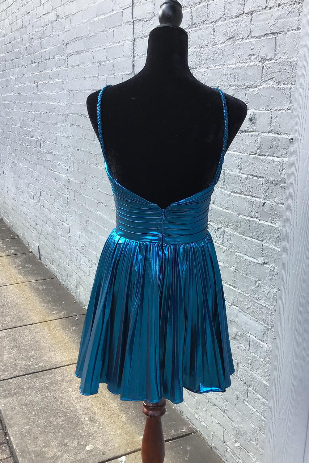 Silver Homecoming Dresses A Line Halter Short Cocktail Dresses
