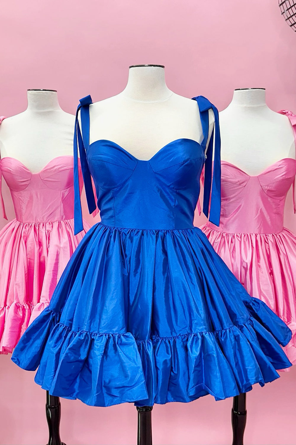 Simple Pink Homecoming Dresses Corset A-Line Ruched Short Cocktail Dresses