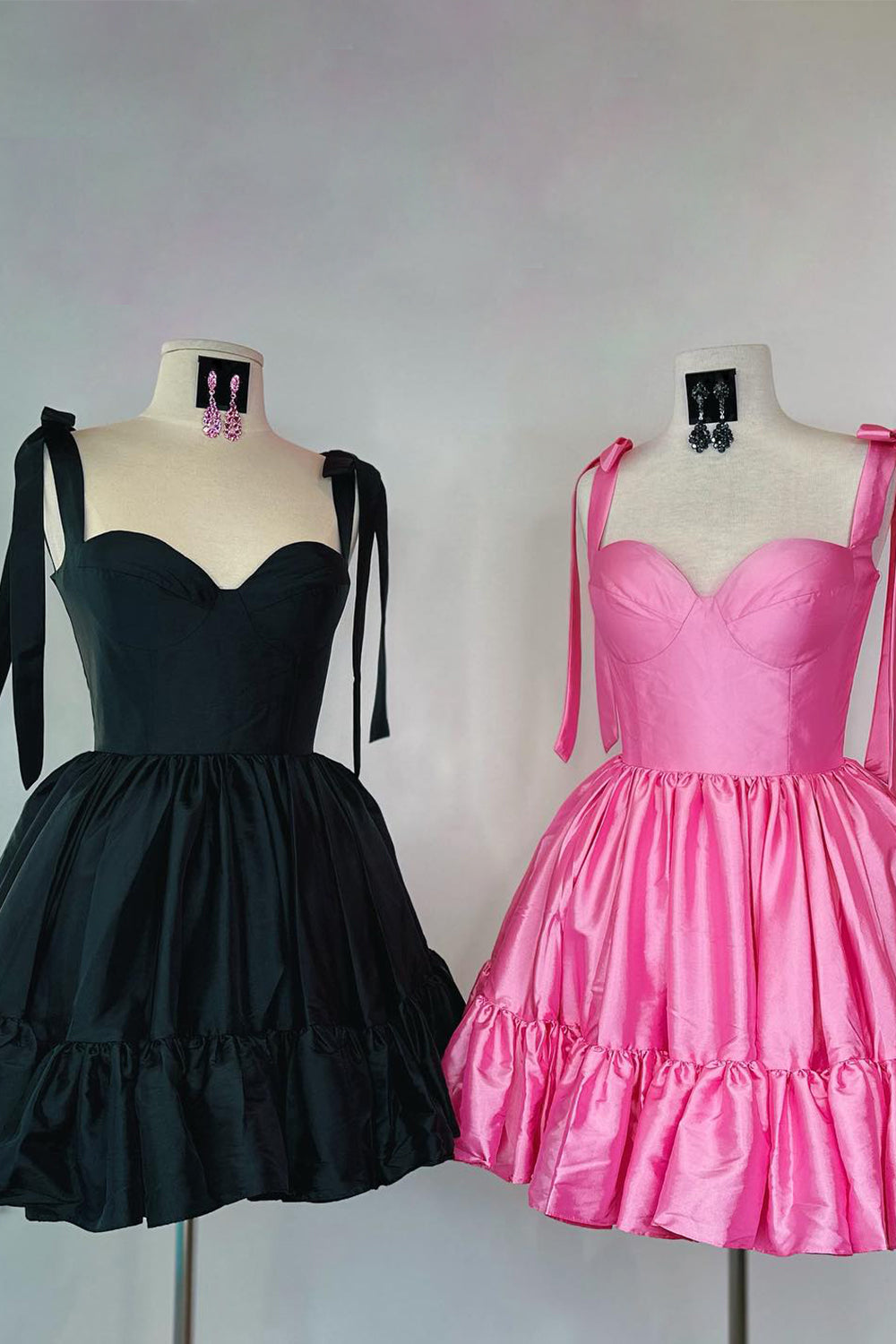 Simple Pink Homecoming Dresses Corset A-Line Ruched Short Cocktail Dresses