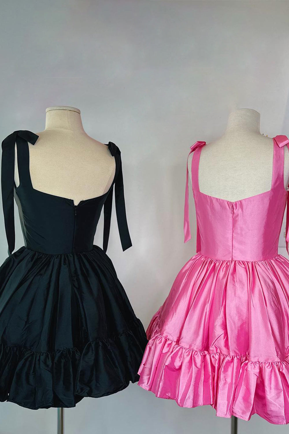 Simple Pink Homecoming Dresses Corset A-Line Ruched Short Cocktail Dresses