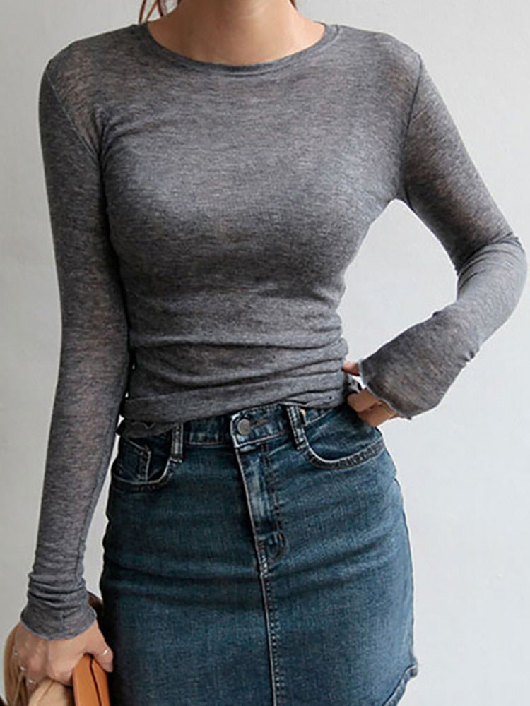 Slim High Quality Plain T Shirt