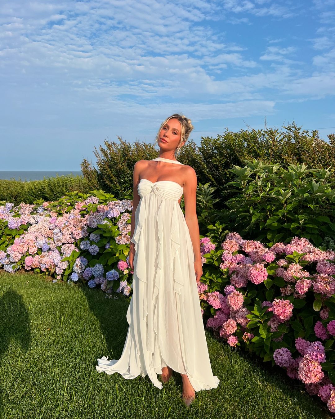 Dorine Ruffle Maxi Dress